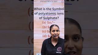 Symbol Of Polyatomic Ions Of Sulphate  Rapid Chemistry 265  Class 9  By Nikki Maam [upl. by Hael474]