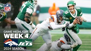 Denver Broncos vs New York Jets  2024 Week 4 Game Highlights [upl. by Melville505]