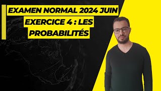 Correction Exercice 4  Examen National 2024 Session Normal  SVT et PC  Les Probabilités [upl. by Edaw]