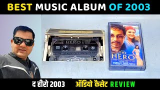 Music Hits Album of 2003  THE HERO Movie 2003 Audio Cassette Review  Music Uttam Singh [upl. by Isolda]