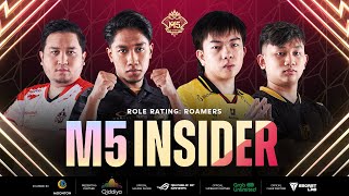 M5 Insider  ROLE RATING ROAMERS [upl. by Nylazor]