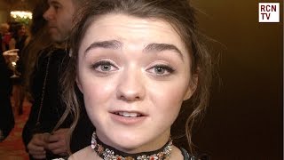 Maisie Williams Interview  Game Of Thrones amp Doctor Who 2016 [upl. by Kamp]