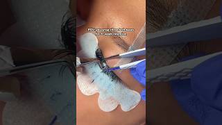 How to wrap eyelash extensions to the natural lashes lashapplication lashwithme lashtech lashes [upl. by Sonahpets89]