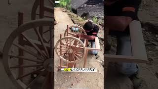 Chinese Boy Runs Wooden Cars👍✅🥰 youtubeshorts facts satisfying woodworking shorts shortsfeed [upl. by Dugald]