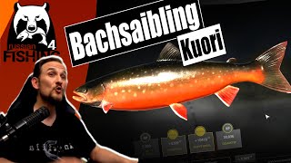 Russian Fishing 4  Kuori  Bachsaibling Jigführung Texas Rig [upl. by Anerec]