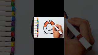 Alphabets Drawing ABCD rhymes shorts alphabet alphabetdrawing abcdrhymes kids youtube letter [upl. by Marion]