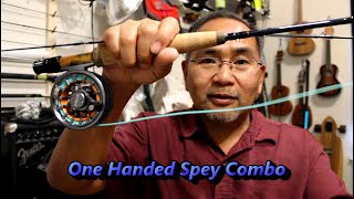 Discount One Handed Spey Combo MaxCatch Fly Rod Orvis Hydros Fly Reel Rio Trout Max [upl. by Ayanat694]