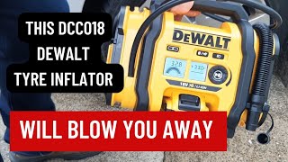 DeWalt DCC018N Tyre inflator review [upl. by Dorraj459]