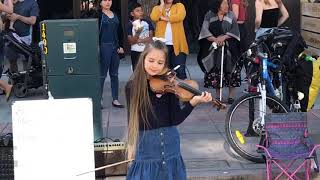 2019 01 27 Karolina Protsenko on Third Street Promenade [upl. by Culhert]