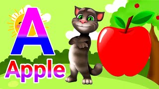 A for Apple B for Ball C for Cat D For Dog Learning Tv Phonics Song A To Z Alphabet [upl. by Jim909]