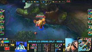 C9 vs CLG 実況解説熱狂解説 Week7 Day 2 [upl. by Ree]