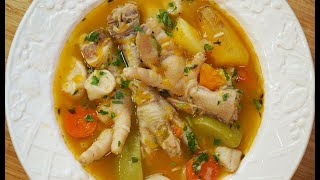 Chicken Foot Soup Recipe The Ultimate Caribbean Comfort Food  CaribbeanPotcom [upl. by Romilda]