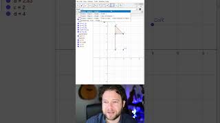 GeoGebra Rotation  Dynamic Geometry Transformations in under 1 minute shorts geogebra [upl. by Anrehs]