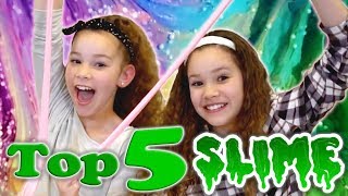 Olivias Top 5 Slimes [upl. by Jamnes]