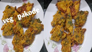 Healthy Tasty Pakode ll Healthy Breakfast Recipe ll Party Snacks [upl. by Anawad]