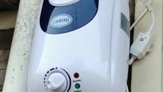 Canon Instant Electric Geyser 10 Litre how to use efficiently  Price  Complete Details [upl. by Anaoj]