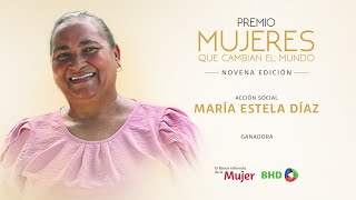 María Estela Díaz Premio Mujeres Que Cambian Al Mundo 2024 [upl. by Nilok]