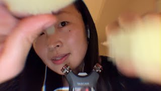 fast random triggers ASMR🔥ear cleaning mic touching visual triggers etc [upl. by Mikeb]