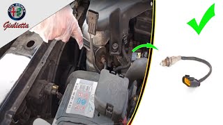 Alfa Romeo Giulietta  Lambda Sensor 1 Oxygen Sensor Change [upl. by Ecneps]