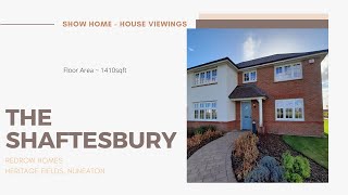 New Build  Show Home Tours  The Shaftesbury  Redrow Homes  Heritage Fields Nuneaton UK [upl. by Kcirddes563]