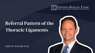 Referred Pain Thoracic Spine Ligaments  Referral Pattern of the Thoracic Ligaments [upl. by Saunders]