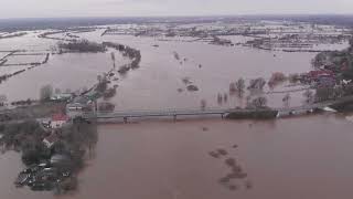 Hochwasser in Achim Uesen am 30122023 [upl. by Nnylaehs347]