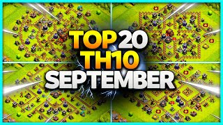 New BEST EXCLUSIVE TH10 BASE WARTROPHY Base Link 2024 Top20 Clash of Clans  Town Hall 10 Farm [upl. by Fabien475]