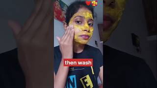 Daily face pack for glowing skin shorts facepack glow yts diy [upl. by Aicsila]