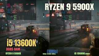 intel i5 13600k ddr5 ram vs Ryzen 5900x [upl. by Lydon]