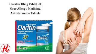 Claritin 10mg Tablet 24 Hour Allergy Medicine Antihistamine Tablets [upl. by Vilma871]