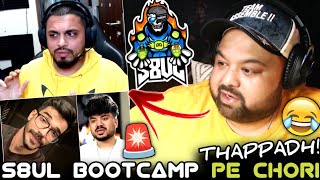 S8UL BOOTCAMP PE CHORI😱Snax Goldy Bhai Full Story🚨Sid Reacts‼️Juicy New Org [upl. by Bayless]