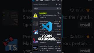 Visual Studio Code Extensions Pt2 vscode programming shorts [upl. by Michaeu648]