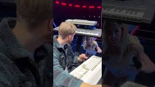 Calvin Harris Using An Amiga 1200 At The Brit Awards Behind The Scenes calvinharris elliegoulding [upl. by Feingold]