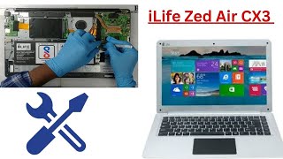 ILIFE Zed Air CX3 Notebook  No power on How To Re Assemble [upl. by Cirted694]