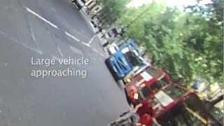 Viridor Truck Attempts Cyclist Decapitation GK60DVS [upl. by Aisyat]