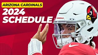 Reacting to Arizona Cardinals 2024 Schedule [upl. by Edasalof235]