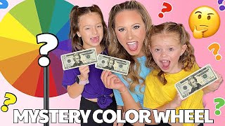 Letting the MYSTERY COLOR WHEEL decide what color we shopped for at target￼ with a 20 budget 🌈😱⁉️ [upl. by Anisirhc]