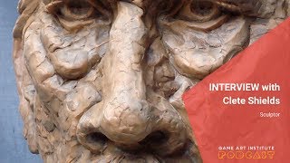 LIVE with Clete Shields Sculptor  GAME ARTIST PODCAST [upl. by Meerek]