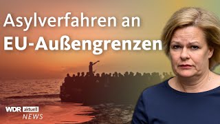 Neue Asylreform Das ändert sich im EUAsylrecht  WDR aktuell [upl. by Pliner]