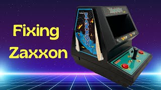 Zaxxon – 80s Electronic Games Restoration  Sega amp Coleco [upl. by Aleahcim]