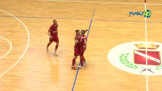 Aquile MolfettaFutsal Bitonto 43 highlights [upl. by Caitrin]