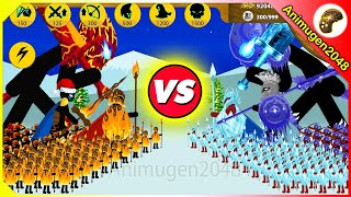 NEW Stick Figure War of 🔥❄️FINAL BOSS XIPHOS vs SPEAROS  Stick War Legacy Mod VIP  Animugen2048 [upl. by Arayc256]