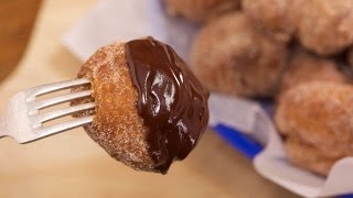 Anne Burrell’s Zeppole and Chocolate Dipper [upl. by Rubliw246]