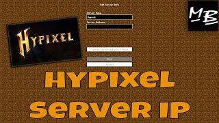 Minecraft Hypixel IP [upl. by Rennoc]