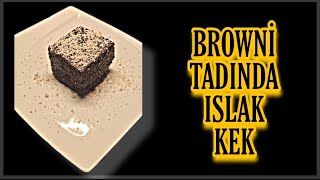 PASTANE USULÜ BROWNİ TADINDA ENFES ISLAK KEK 🍫💯 [upl. by Ahsinaj255]