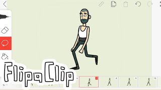 flipaclip tutorial walk cycle  make smooth animation [upl. by Llecrep]