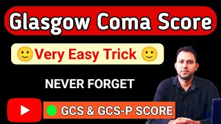 Glasgow coma scale trick in hindi  glasgow coma scale assessment  gcs scale scoring  GCSP [upl. by Landry]