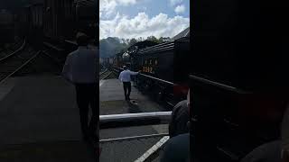 2392 Arriving at Grosmont nymr steamtrain trainspotting heritagerailway [upl. by Aziza]