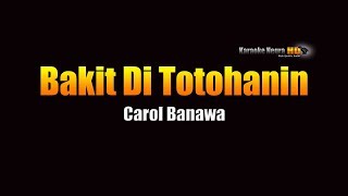 Bakit Di Totohanin  Carol Banawa KARAOKE [upl. by Serolod137]