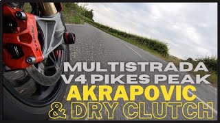 Multistrada V4 Pikes Peak Akrapovic Exhaust amp Dry Clutch  Ducatis Best Motorcycle [upl. by Eiramac]